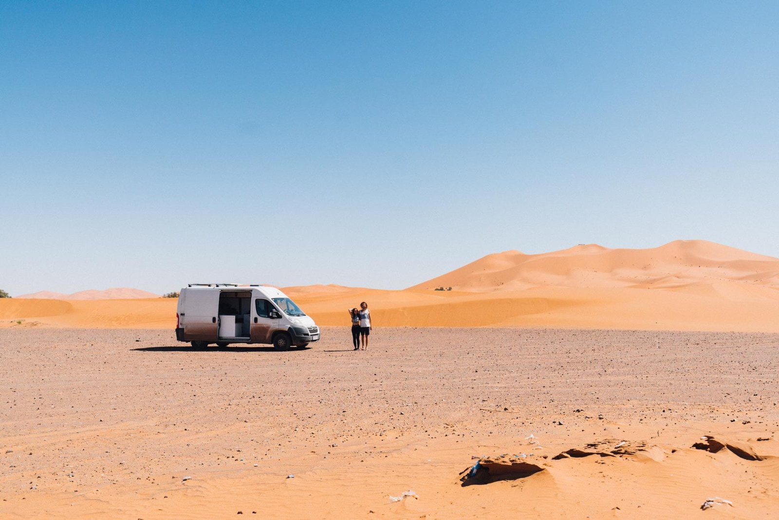 Citroen Jumper L2H2 in Merzouga Wüste Marokko