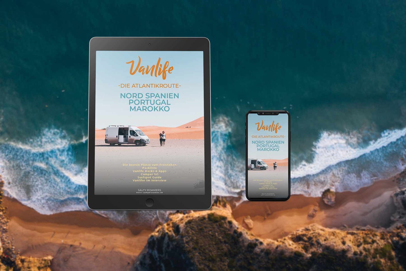 Vanlife-Ebook---Travelguide-Reiseführer-Marokko-Spanien-Portugal-Camping-Camper
